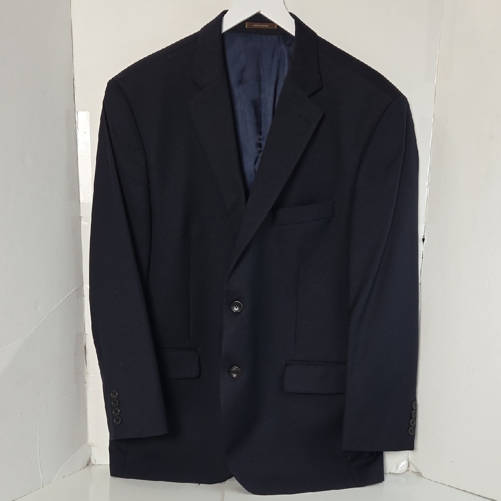 Peter Millar Men's Navy Blue Blazer 100% Wool. 44S